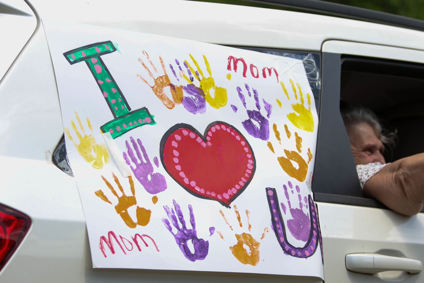 Car parade for Oak Park Nursing Home and Independent Living Community residents